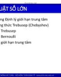 Bài giảng Lý thuyết xác suất và thống kê toán: Bài 6 - ĐH Kinh tế Quốc dân