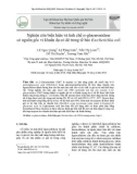Nghiên cứu biểu hiện và tinh chế α-glucuronidase có nguồn gốc vi khuẩn dạ cỏ dê trong tế bào Esccherichia coli