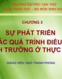 Bài giảng Sinh học đại cương A2: Chương 3 - Ngô Thanh Phong