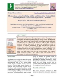 Effect on gene action, combining ability and heterosis for yield and yield attributing traits in green gram (Vigna radiata L. Wilczek)