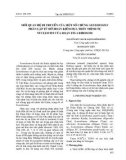 Mối quan hệ di truyền của một số chủng Senedesmus phân lập từ hồ Hoàn Kiếm dựa trên trình tự Nucleotit của đoạn ITS-1 Ribosom