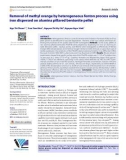 Removal of methyl orange by heterogeneous fenton process using iron dispersed on alumina pillared bentonite pellet