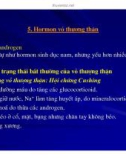 Bài giảng sinh hóa -Hóa sinh Hormon part 10