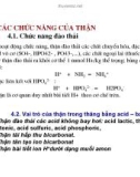 Bài giảng sinh hóa - Hóa sinh thận part 3