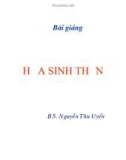 Bài giảng sinh hóa - Hóa sinh thận part 1