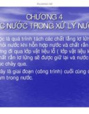 LỌC NƯỚC TRONG XỬ LÝ NƯỚC