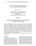 Nghiên cứu hấp phụ ion Amoni sử dụng vật liệu Graphite hoạt hóa KOH