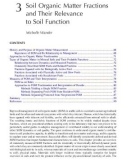 SOIL ORGANIC MATTER IN SUSTAINABLE AGRICULTURE - CHAPTER 3