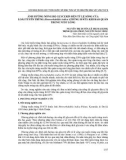 Ảnh hưởng nồng độ glycerin đến tỷ lệ sống của loài tuyến trùng heterorhabditis indica (chủng H-NT3) khi bảo quản trong nitơ lỏng