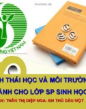 SINH THÁI HỌC VÀ MÔI TRƯỜNG