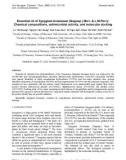 Essential oil of Syzygium boisianum (Gagnep.) Merr. & L.M.Perry: Chemical compositions, antimicrobial activity, and molecular docking