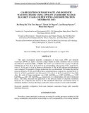 Co-degestion of food waste and domestic wastewater by using upflow anaerobic sludge blanket (UASB) couped with a microfiltration membrane (MF)