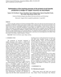 Optimization of the leaching process of the printed circuit boards production's sludge for copper recovery via electrolysis