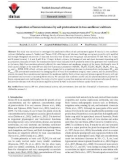 Acquisition of boron tolerance by salt pretreatment in two sunflower cultivars