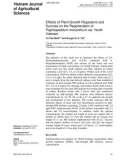 Effects of plant growth regulators and sucrose on the regeneration of Paphiopedilum micranthum var. North Vietnam