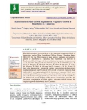 Effectiveness of plant growth regulators on vegetative growth of strawberry cv. camarosa