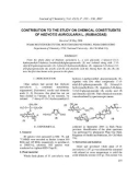 Contribution to the study on chemical constituents of hedyotis auricularia l. (rubiaceae)