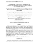 Antioxidant, α-glucosidase inhibitory and antifungal activities of extracts from lichens collected in Viet Nam