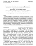 Plant extract mediated approach towards the synthesis of NiO nanoparticles: Evaluation of its antibacterial, antioxidant and photocatalytic activity