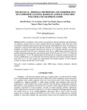 Mechanical, thermal properties and morphology of composite coating based on acrylic emulsion polymer and graphene oxide