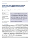 Design, in silico studies, synthesis, and in vitro anticancer assessment of new naphthylidene isoxazolidinedione derivatives