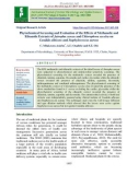 Phytochemical screening and evaluation of the effects of methanolic and ethanolic extracts of Jatropha curcas and Chlorophora excelsa on Candida albicans and Staphylococcus aureus