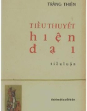 Nghiên cứu tiểu thuyết hiện đại: Phần 1