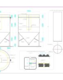 Bản vẽ Hệ thống xử lý nước thải các bể chứa nước - Model 05