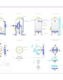 Bản vẽ Hệ thống xử lý nước thải các bể chứa nước - Model 06