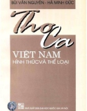 Hình thức và thể loại thơ ca Việt Nam (In lần thứ tư): Phần 1