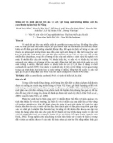 Khảo sát và đánh giá vai trò của vi sinh vật trong môi trường nhiễm chất da cam/dioxin tại sân bay Đà Nẵng