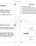 Bài giảng Xúc tác - Chương 1: Giới thiệu chung về hiện tượng xúc tác