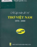 Tìm hiểu mấy vấn đề về thơ Việt Nam 1975-2000: Phần 1