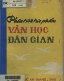 Nghiên cứu phân tích tác phẩm văn học dân gian