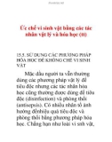 Tài liệu Sinh học: Ức chế vi sinh vật bằng các tác nhân vật lý và hóa học (tt)