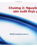 Bài giảng Công nghệ sinh học thực phẩm: Chương 2 - ThS. Phạm Hồng Hiếu