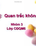 Báo cáo: quan trắc không khí