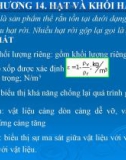 Bài giảng các quá trình cơ học - Chương 14: Hạt và khối hạt