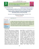 Exploring rapid and efficient protocol for isolation of fungal DNA