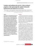 Synthesis and antibacterial activity of silver/reduced graphene oxide nanocomposites against Salmonella typhimurium and Staphylococcus aureus