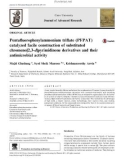 Pentafluorophenylammonium triflate (PFPAT) catalyzed facile construction of substituted chromeno[2,3-d]pyrimidinone derivatives and their antimicrobial activity