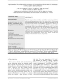 Optimization of total phenolic extraction of Chromolaena odorata leaf for antifungal activity against plant pathogens