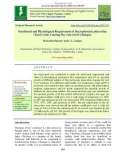 Nutritional and physiological requirement of Macrophomina phaseolina (Tassi) Goid. causing dry root rot of chickpea