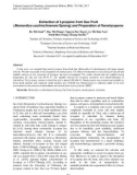 Extraction of Lycopene from Gac Fruit (Momordica cochinchinensis Spreng) and Preparation of Nanolycopene