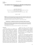 Some optimal cultural parameters for gibberellic acid biosynthesis by Pseudomonas sp.