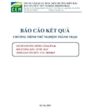 Báo cáo kết quả chương trình thử nghiệm thành thạo - CEM-LPT-44, mẫu nước mặt