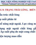 Bài giảng Vật lý đại cương A: Chương 8 - Lê Văn Dũng