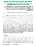 Đánh giá mức độ nhiễm và đặc điểm kháng kháng sinh của Salmonella spp. phân lập từ thủy hải sản tươi sống tại các chợ truyền thống trên địa bàn thành phố Hồ Chí Minh