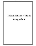 Phân tích hành vi khách hàng phần 1