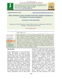 Effect of salicylic acid on mycelial growth and conidial germination of two isolates of Fusarium mangiferae